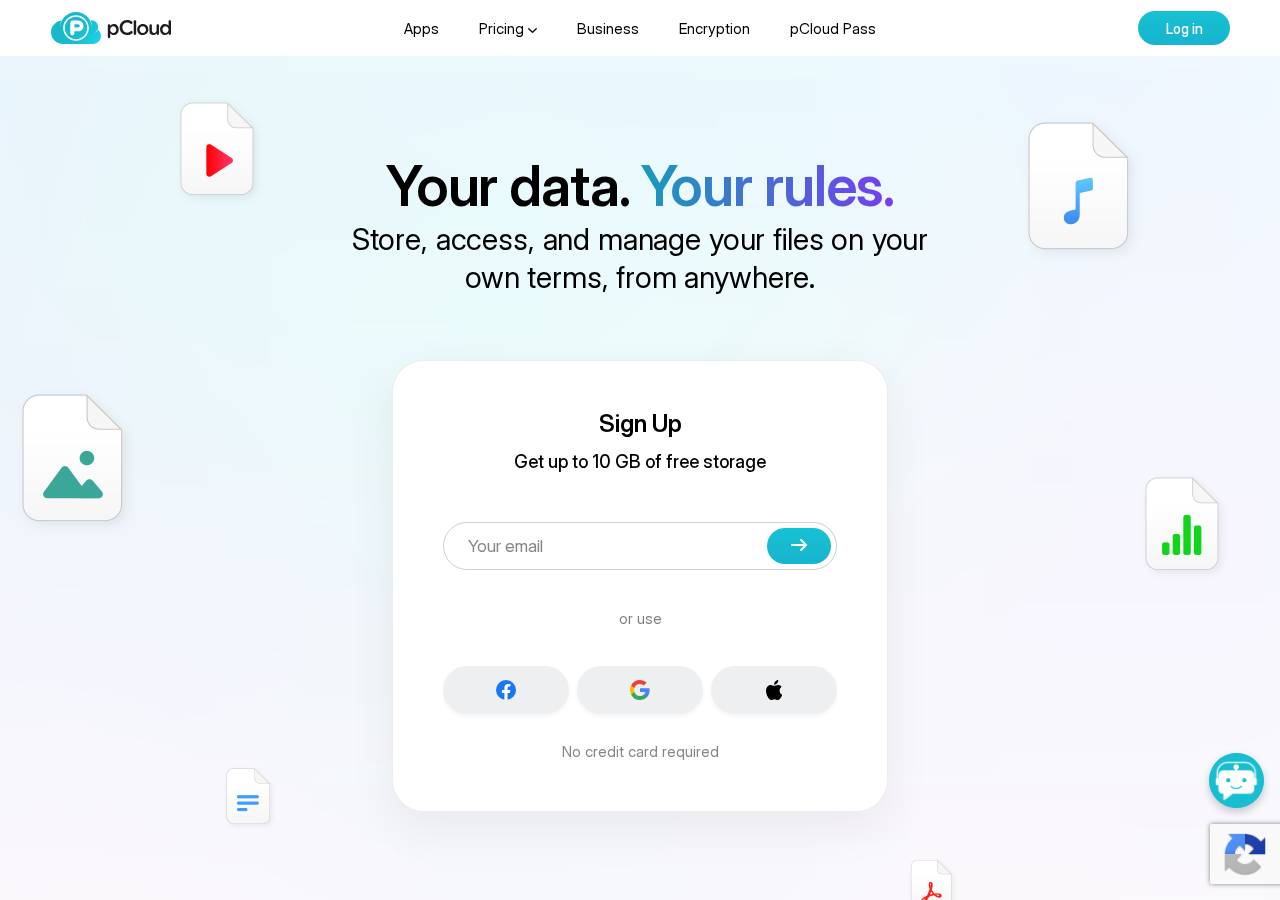 pCloud 官方定價頁(終身方案價格)